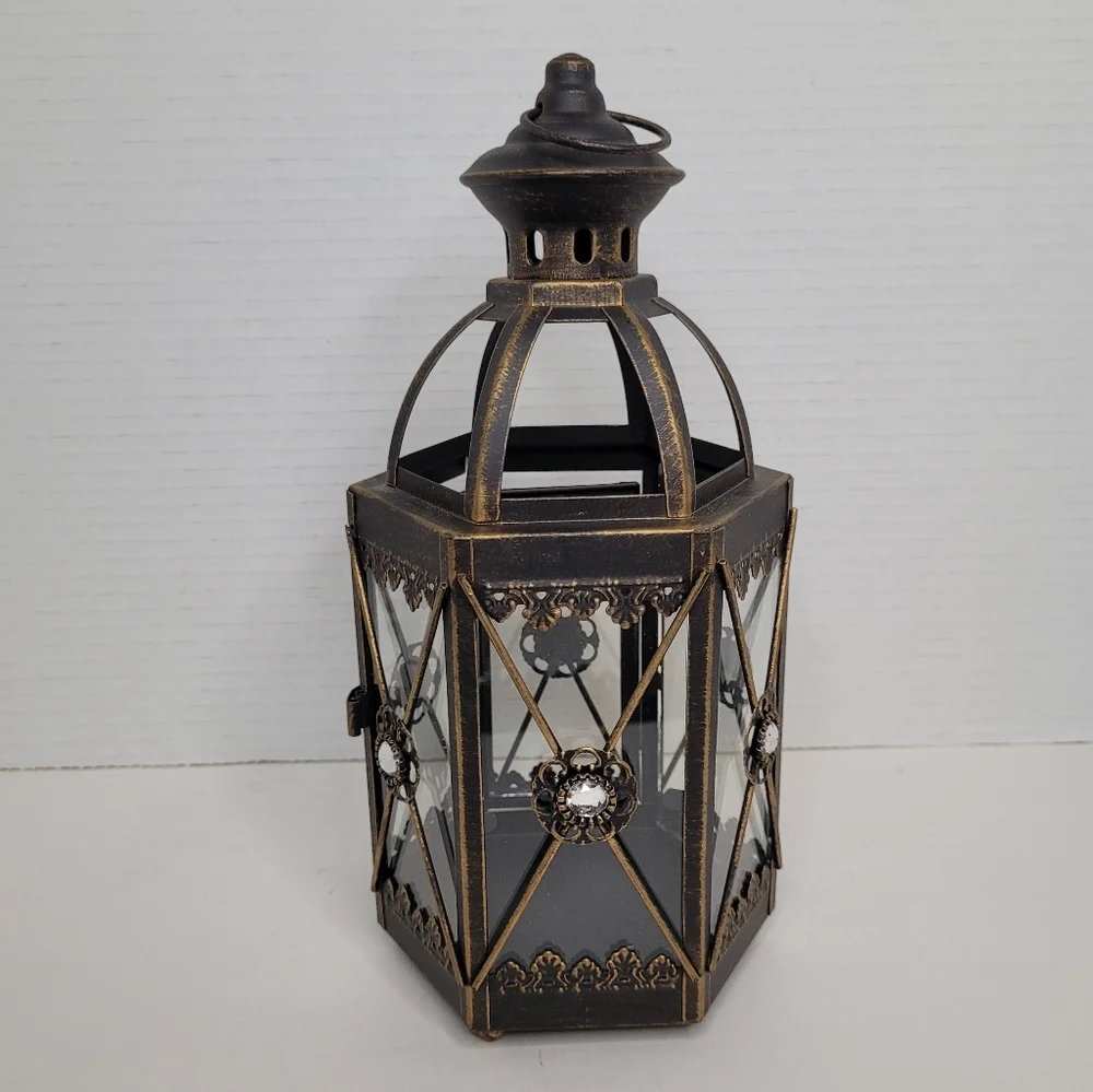 Pier 1 Victorian Style Candle Lantern Candleholder NWOT